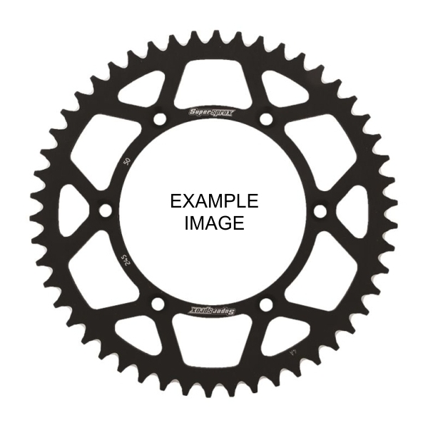 51T 420P Black Supersprox Alloy Rear Sprocket for Kawaswaki KX100 1989 to 2006