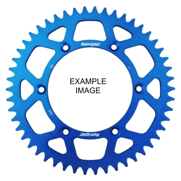 49T 520P Blue Alloy Alt Pitch Rear Sprocket for YAM WR400F 1999 to 2002