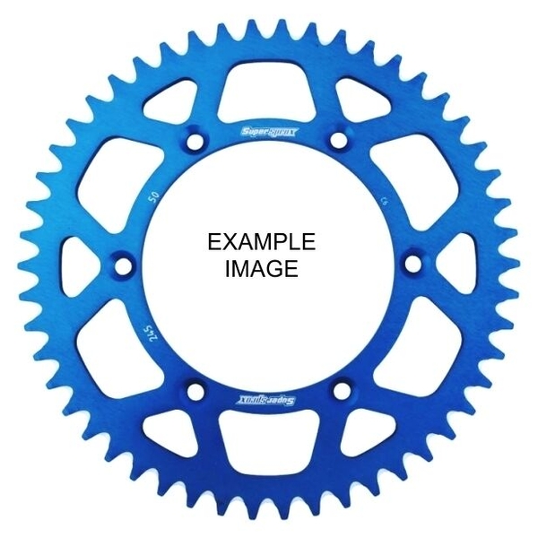 52T 520P Blue Supersprox Alloy Rear Sprocket for Husqvarna FX350 2017 to 2023