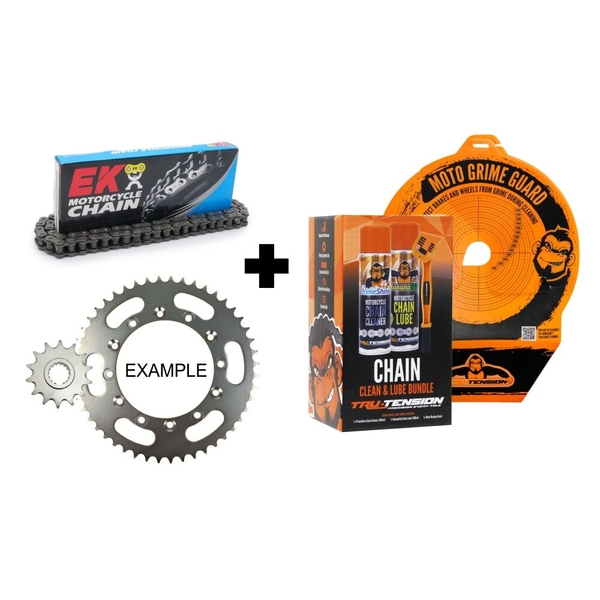 EK TRU TENSION Chain and Sprocket Kit for Ducati 696 Monster 2008 to 2013
