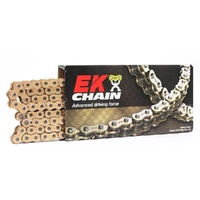 EK 525 QX-Ring Gold Chain 124L for Triumph 800 Tiger 2011 to 2015