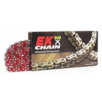 EK 530 NX-Ring Super H/Duty Metallic Red Chain 122L