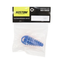 Kustom Hardware Exhaust Plug Rubber Blue - 35mm