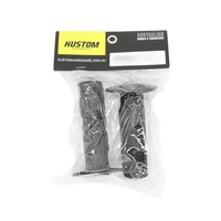 Kustom Hardware Motocycle Grips MX2 | Black | Full Waffle