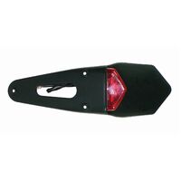 LED Tail Light | Red Lens | With Plate Light