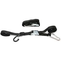 KMX Tie Down | 25mm | Snap Hook | Black/Green | Soft Loop