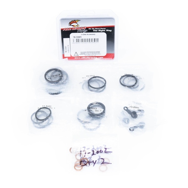 All Balls Front Brake Caliper Rebuild Kit for 2018-2022 Honda GL1800 GOLDWING