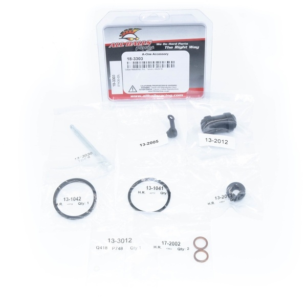 All Balls Rear Brake Caliper Rebuild Kit for 2019-2020 Yamaha NIKEN (MXT850)