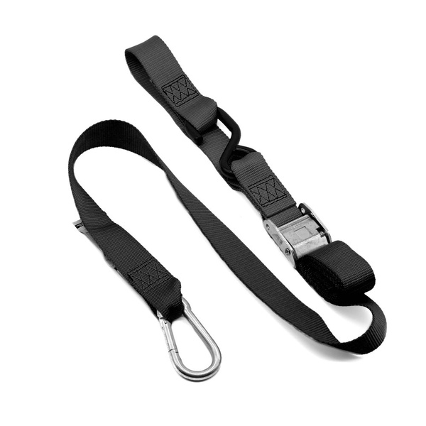 Kustom MX Tie Down 38mm Snap Hook - Yellow/Green Loop
