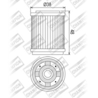 Champion Oil Filter  for Yamaha XT350 1992-1999