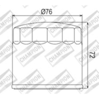 Champion Oil Filter  for DUCATI 796 MONSTER 2013
