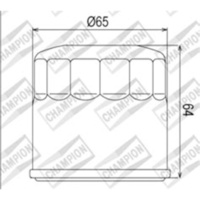 Champion Oil Filter for Honda CBF1000 (ABS) 2007-2008