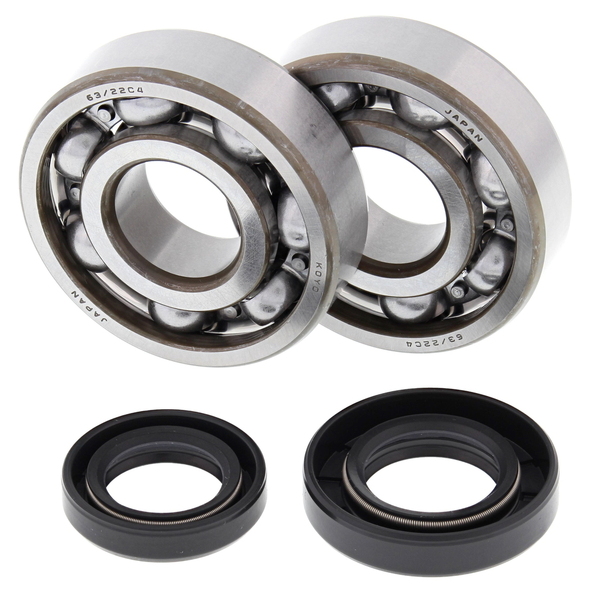All Balls Bearings - Main & Seal Kit  for 1985-2002 Honda CR80R