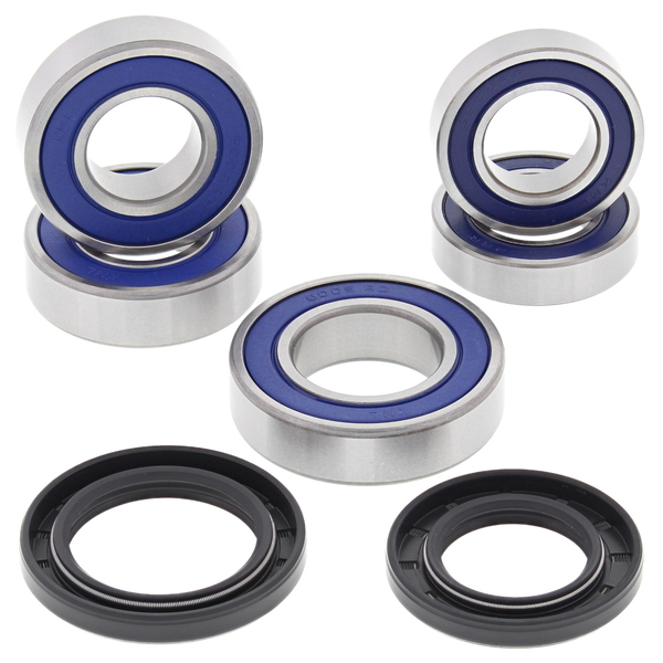 All Balls Rear Wheel Bearing and Seal Kit for 1993-1996 Kawasaki KLX650
