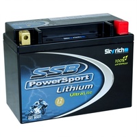 SSB PowerSport Lithium Battery - Ultralight   (-  +) - Use 4-LFP20HQ-BS