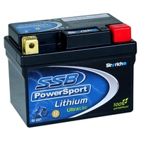 SSB PowerSport Ultralight Lithium Battery for Peugeot 50 Elyseo 1998 to 2004