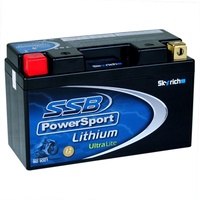 SSB PowerSport Ultralight Lithium Battery for Suzuki DR-Z400S 2005 to 2016