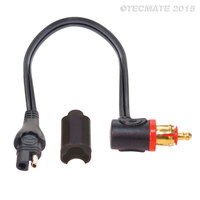 Optimate 12V SAE to DIN/BIke Connector 6"