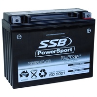 SSB 12V V-Spec Dry Cell AGM 450 CCA Battery 7.3 Kg for Yamaha XV1000 VirAgo 1985