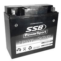 SSB 12V V-Spec Dry Cell AGM 320 CCA Battery 6.0 Kg