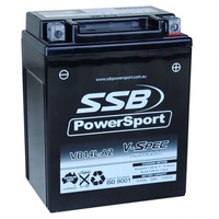 SSB 12V Dry Cell AGM 310 CCA Battery 4.7 Kg for Cagiva 650 Elefant 1985 to 1988