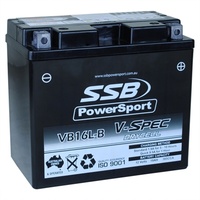 SSB 12V V-Spec Dry Cell AGM 385 CCA Battery 6.5 Kg