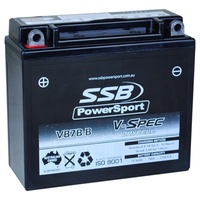 SSB 12V V-Spec Dry Cell AGM 175 CCA Battery 2.4 Kg