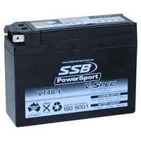 SSB 12V V-Spec Dry Cell AGM 85 CCA Battery 0.9 Kg for Yamaha TT-R90 2000 to 2008