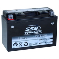 SSB 12V Dry Cell AGM 190 CCA Battery 2.7 Kg for Yamaha MT-03 660CC 2013 to 2015