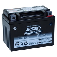 SSB 12V Dry Cell AGM 105 CCA Battery 1.5 Kg for TGB 100 Urban 2003 to 2004