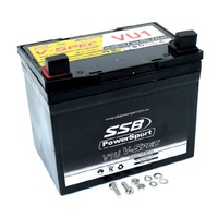 SSB 12V V-Spec Dry Cell AGM 260 CCA Battery 7.78 Kg