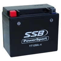 SSB PowerSport Hi Performance AGM Battery (MBTX12U/YTX12-BS)