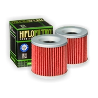 HiFlo HF125 Oil Filter Two Pack for Kawasaki EX250 ( GPZ250 ) 1983 to 1985