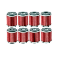 HiFlo Oil Filter Eight (8) Pack for Yamaha WR250 YZ250F YZ450F 2009 to 2015