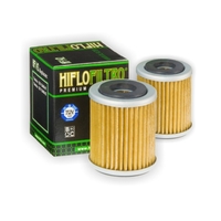 HiFlo HF142 Oil Filter Two Pack for Yamaha YFM400 FW Big Bear 4X4 2003 to 2006