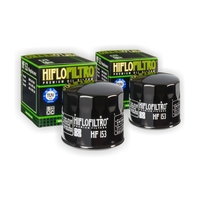 HiFlo Oil Filter Two Pack for Ducati 750 Paso Sport Ss 796 820 1100 Hypermotard