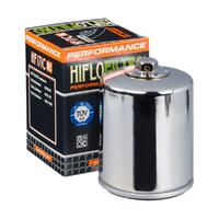 Oil Filter HF171CRC Chrome & Nut for HD 1745 FLTRX Road Glide 2018 to 2020