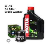 Service Kit Oil Change Kit Motul 5100 Hiflo Oil Filter