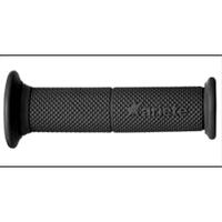 ARIETE Hand Grips | Yamaha Style | Road | Slim | 130mm Open End | Black