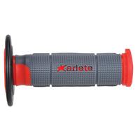 ARIETE Off Road Hand Grips | MX Trinity 3 | Red | Half Waffle