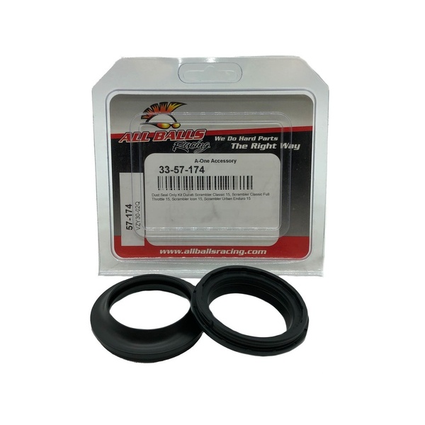 All Balls Fork Dust Seal Kit for 2015-2019 DUCATI 803 SCRAMBLER FULL THROTTLE