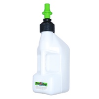 5 gal/10 Liter White Tuff Jug with Kawi Green Ripper Cap