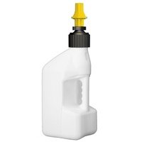 2.7 gal/10 Liter White Tuff Jug with Yellow Ripper Cap