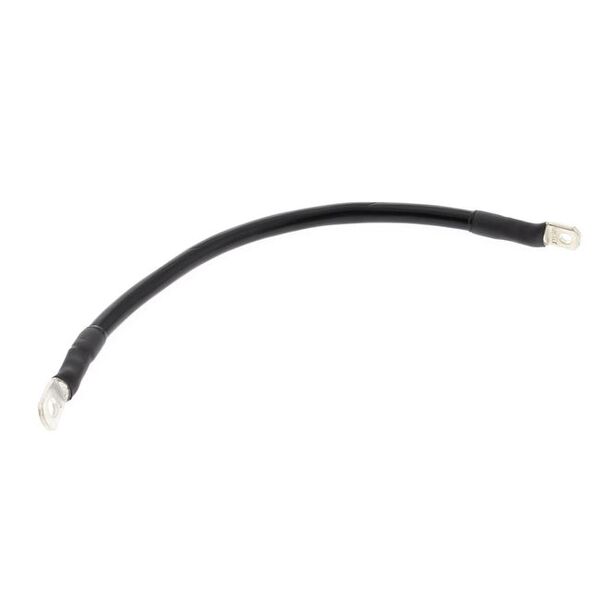 12IN. LONG UNIVERSAL BATTERY CABLE - BLACK.