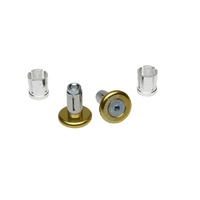 Gold Barkbusters Bar End Plugs (Pair)  B-045-GD
