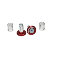 Red Barkbusters Bar End Plug (Pair) B-045-RD