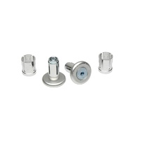 Silver Barkbusters Bar End Plug (Pair)  B-045-SL