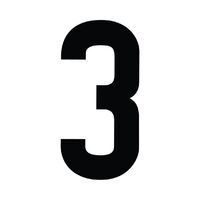 One 165MM Straight No. 3 Black