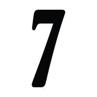 One 170MM Kurly No. 7 Black
