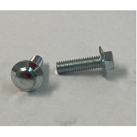 M6x20mm Hex Bolt With 14mm Flange 8mm Hex (10 PKT)